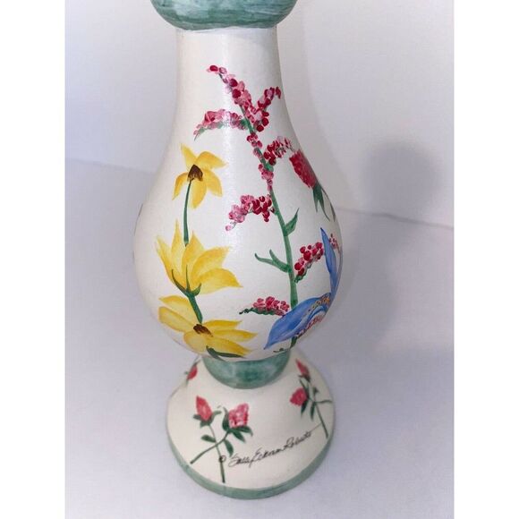 Sally Eckman Roberts Floral Candle Stick Holders - Picture 6 of 7